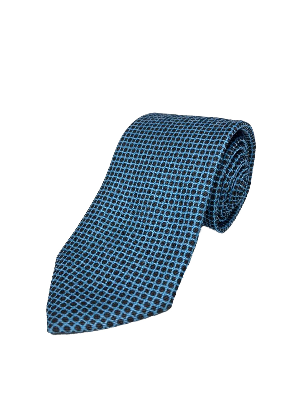 cravatta londra Blu front